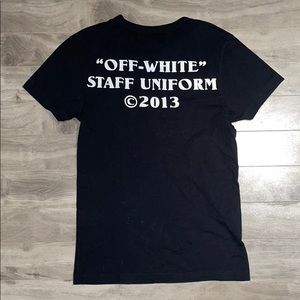 STAFF OFF WHITE T